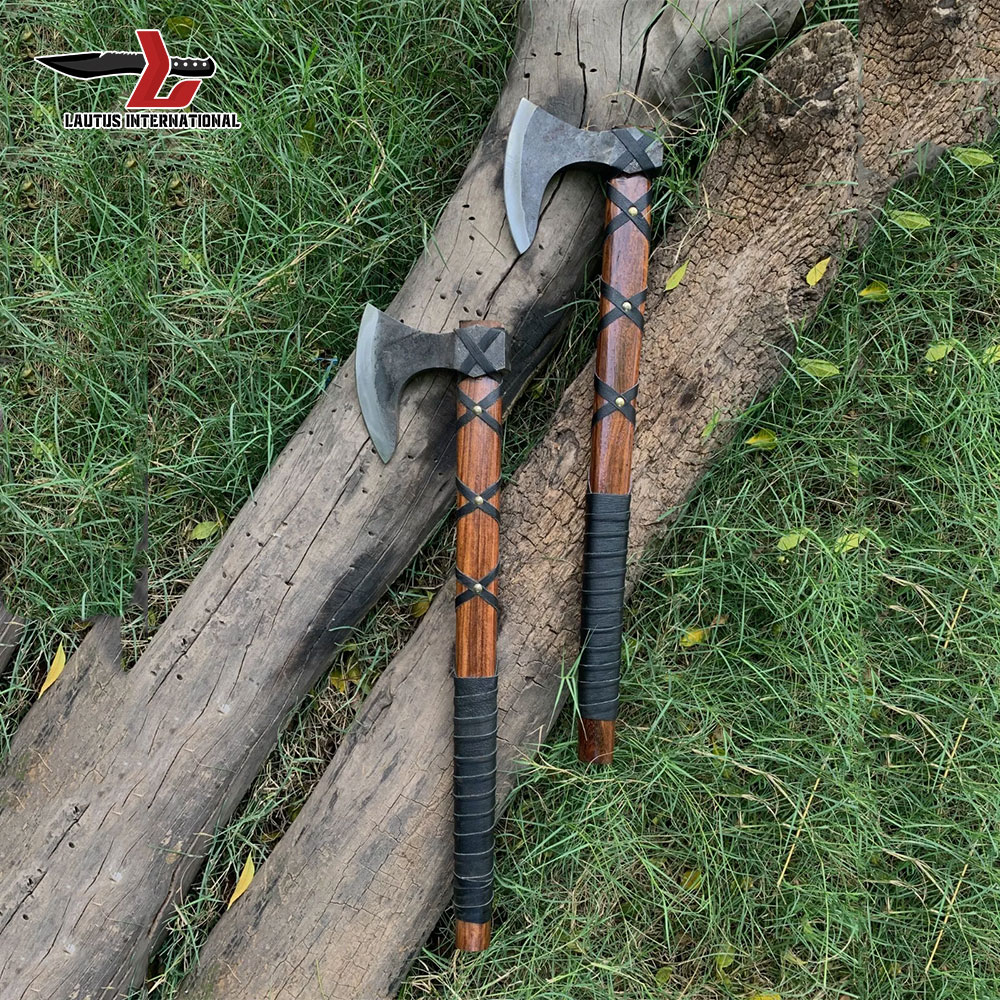 Forged Tomahawk and Axe with Sheath
