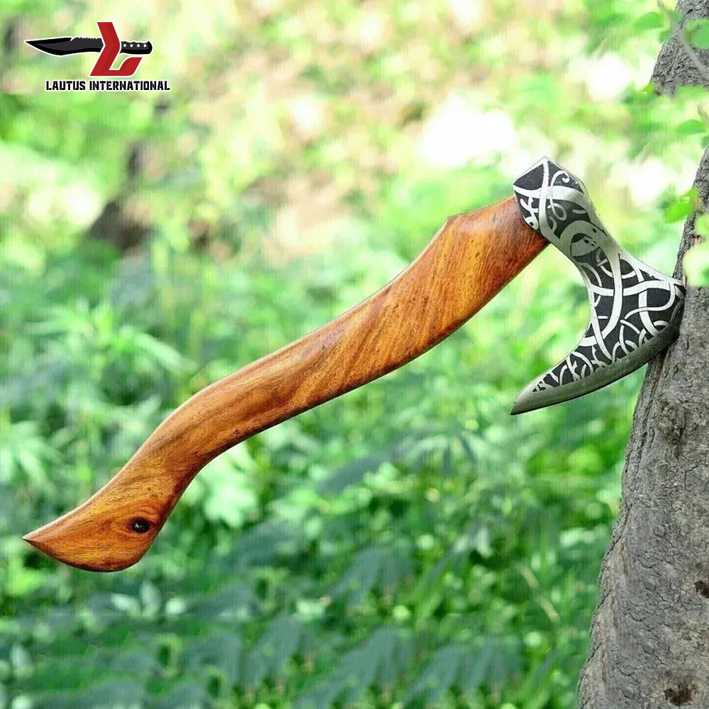 Forged Tomahawk and Axe with Sheath
