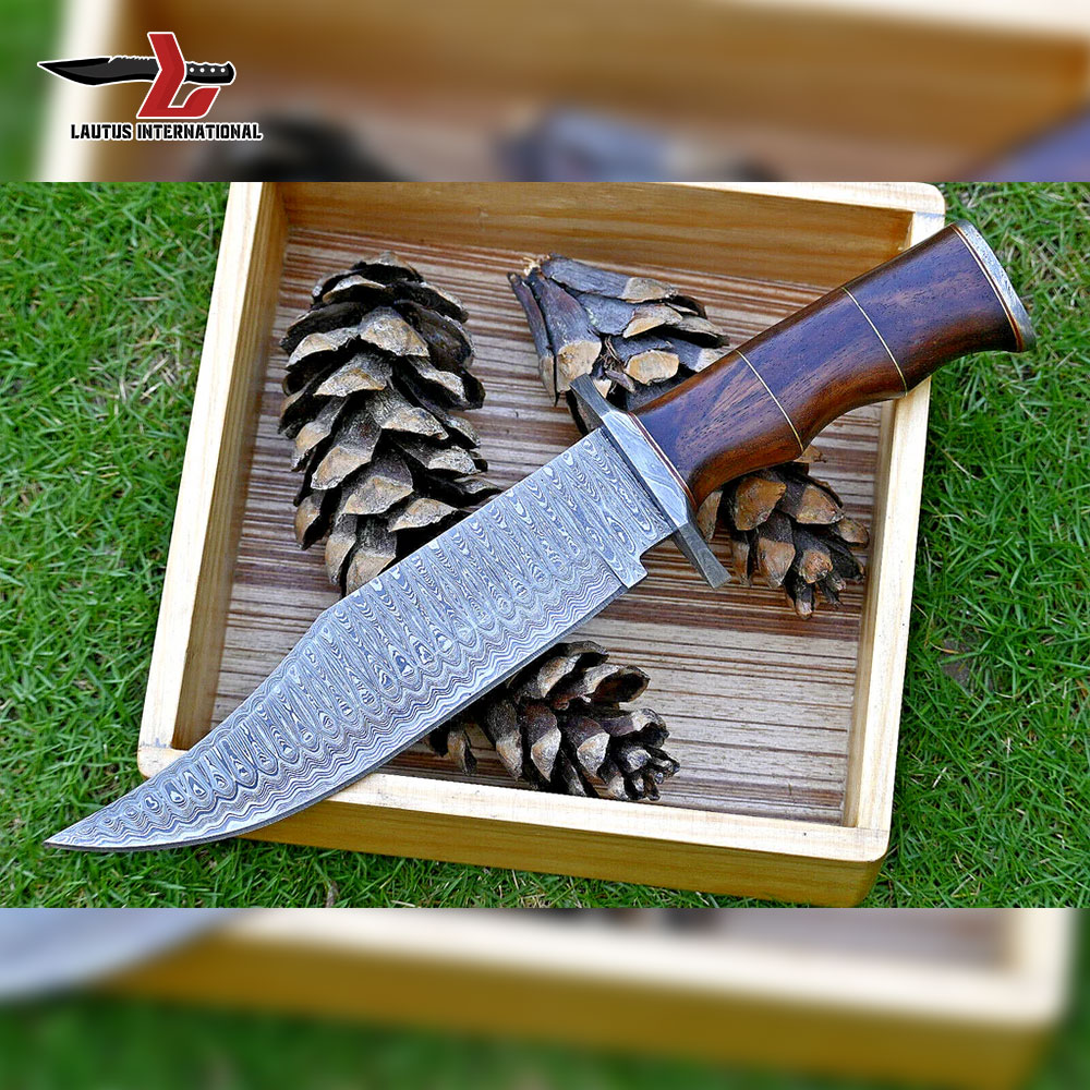 Damascus Steel Bowie Knife