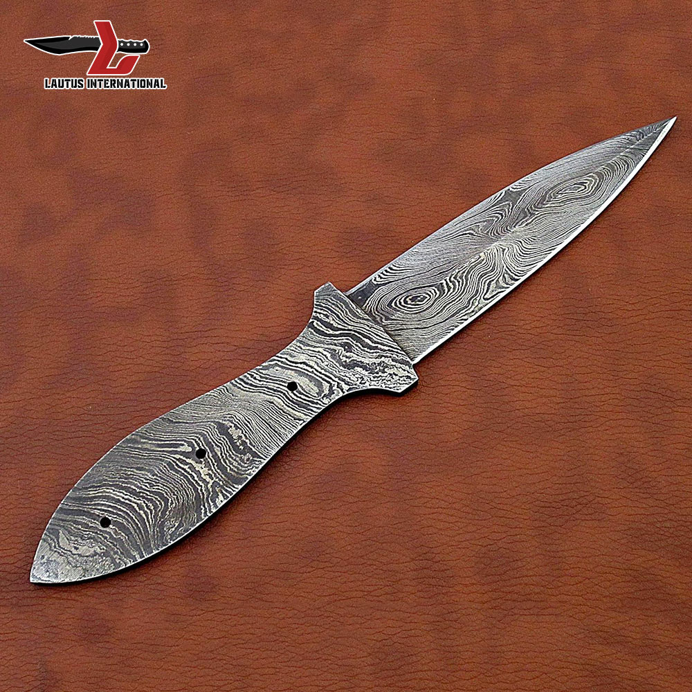 Damascus Steel Blank Blade