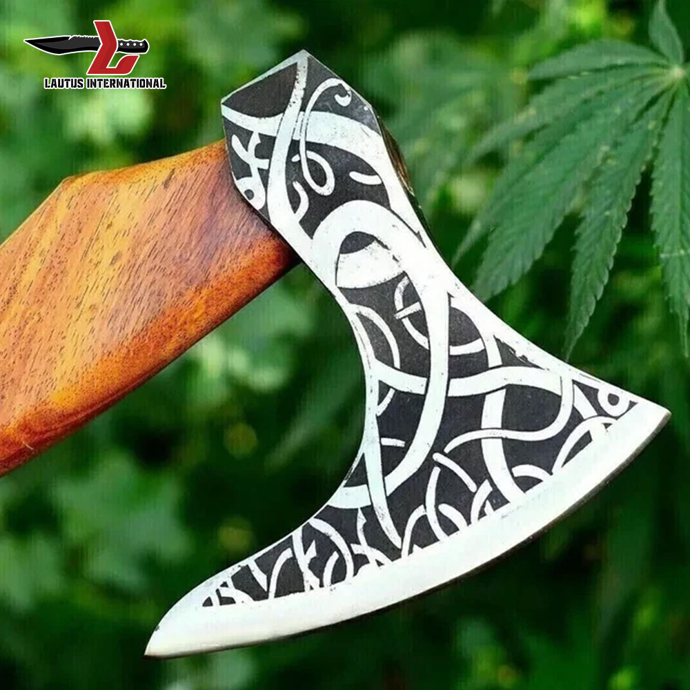 Forged Tomahawk and Axe with Sheath