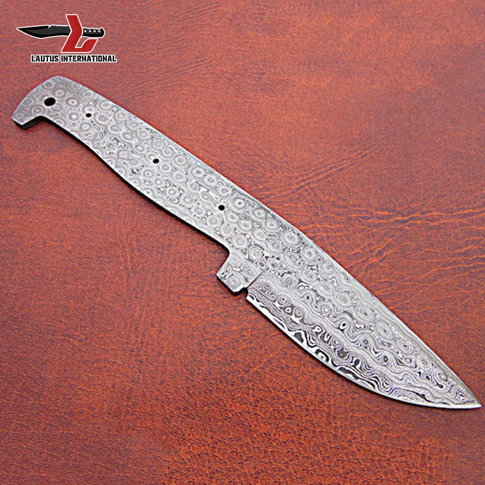 Damascus Steel Blank Blade