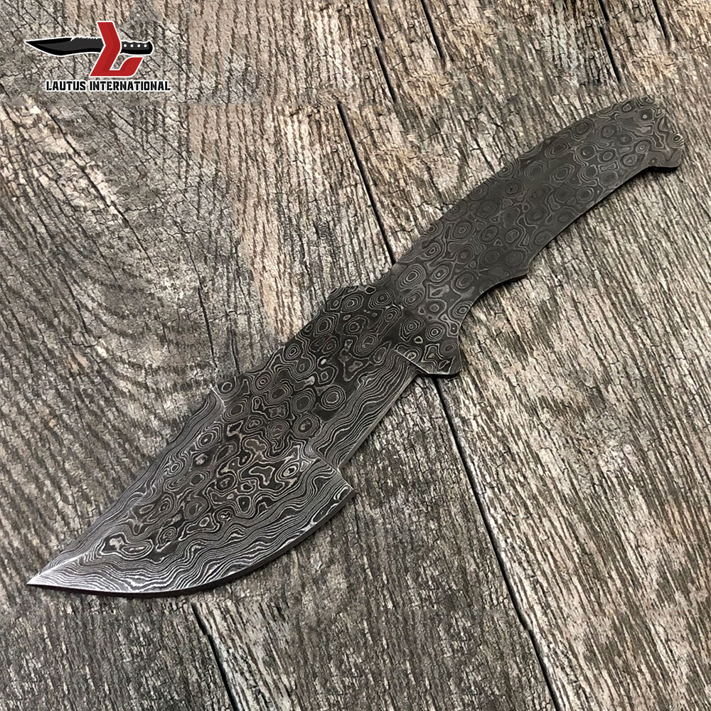 Damascus Steel Blank Blade